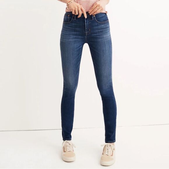 EUC Madewell 10" High-Rise Magic Pockets Skinny TENCEL Denim Jeans Women 0 / 25 - Picture 16 of 16